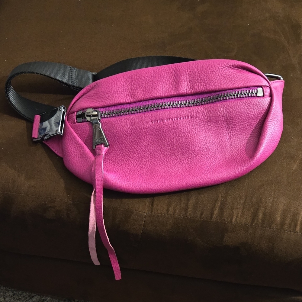 Aimee Kestenberg Pink Crossbody Bag with Vibrant Design